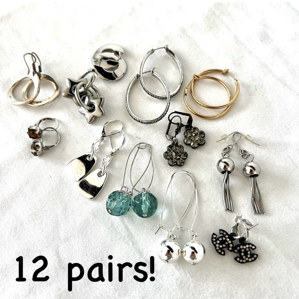 SALE: Earrings bundle of 12 ❤️